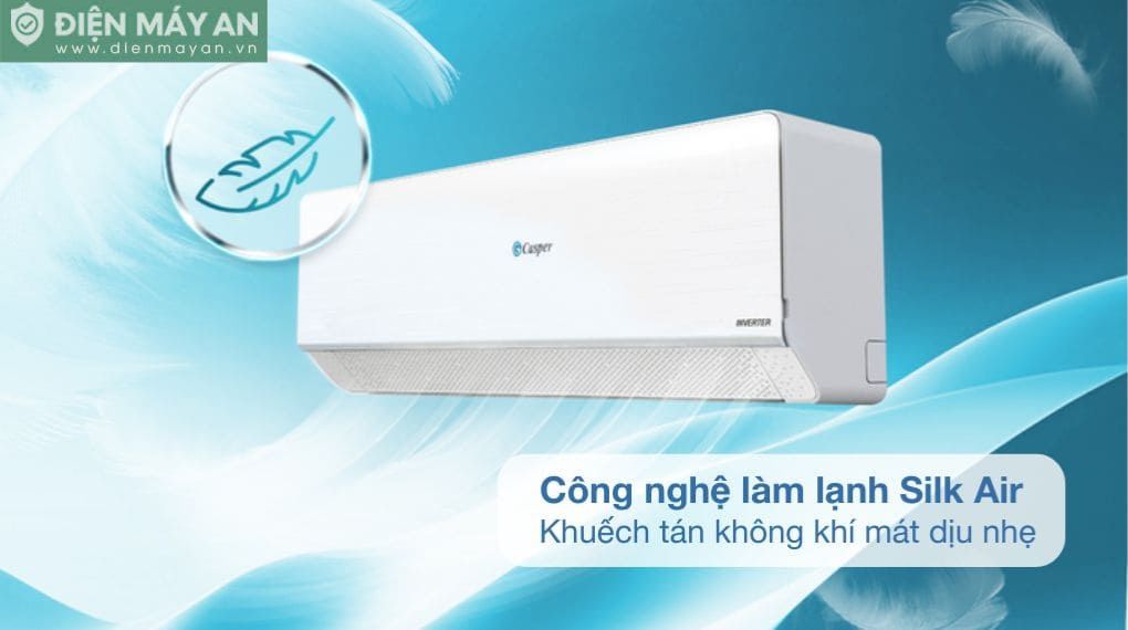 Điều hòa Casper Inverter 12000 BTU 1 chiều QC-12IU36A